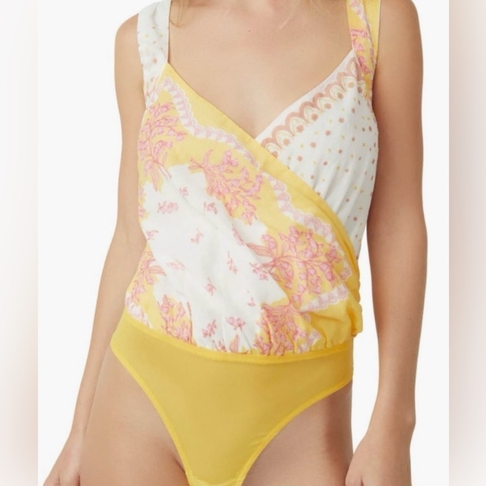 FREE PEOPLE SWEET THING BODYSUIT NWOT Size XL